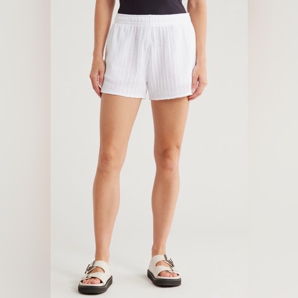 rag & bone Pants - rag & bone High Waist White Shorts